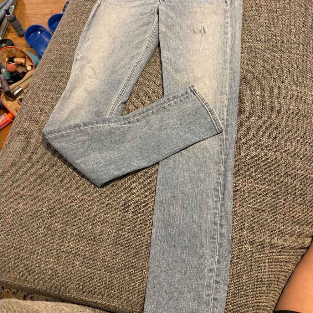 rag & bone Women's Light Blue Skinny Jeans